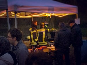 Osterfeuer in Hiddingsel