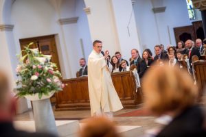 23 Kinder aus der Gemeinde St. Georg Hiddingsel empfingen die Erste Heilige Kommunion 2018